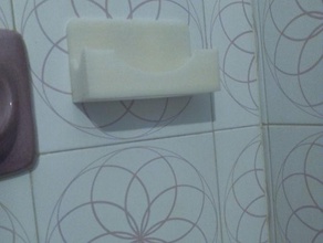 wall stand bathroom soap stuff 3d print model - Mito3D