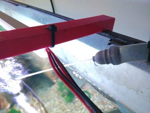 boquilla para tubo flexible acuario de 12mm les animaux compagnie 3d print model - Mito3D