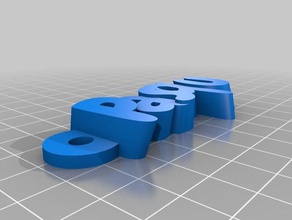 clauer pasqu organização personalizado 3d print model - Mito3D