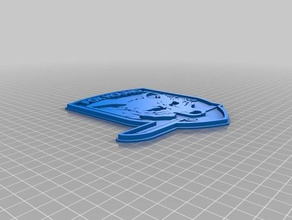 metal gear solid logo foxhound hi-res vidéo jeux 3d print model - Mito3D