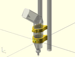 ie meist gedruckt cnc-Werkzeughalter-mastergrip rotary tool Teile openscad 3d print model - Mito3D
