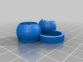meine angepasste chameleon eye toy mechanisch ist Spielzeug 3d print model - Mito3D