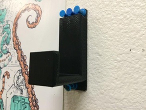 heavy duty thumbtack wall hook household thumb tack hanger mount 3d print model - Mito3D