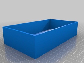 caja medio cajon office personalizzato 3d print model - Mito3D
