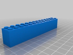 lego 2x14 tall construction toys customized 3d print model - Mito3D