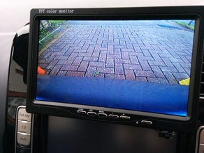 el nissan leaf montaje del monitor de la automoción accenta alrededor vista mav cámara coche eléctrico marcha atrás tekna visia 3d print model - Mito3D