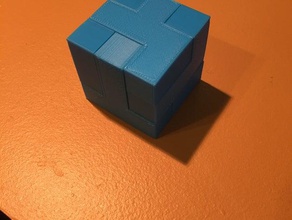 puzzle challenge cubo quebra-cabeças 3d print model - Mito3D