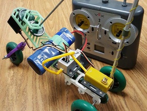 trikebot vex robotics chassis remote 3d print model - Mito3D