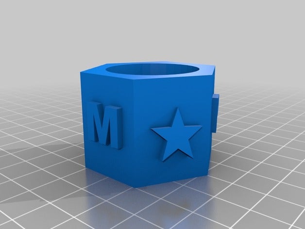 prism pencil holder decor 3D print model - Mito3D