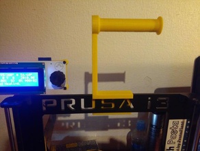 prusa i3 support à bobine 3d de l'imprimante accessoires facile unique 3d print model - Mito3D