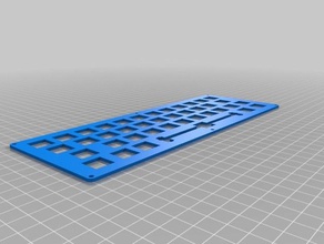 jd40 tastiera cherry mx mountplate elettronica 3d print model - Mito3D