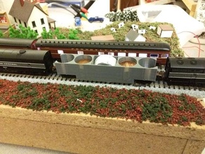 pista di pulizia auto scala hobby modellini treni n 3d print model - Mito3D
