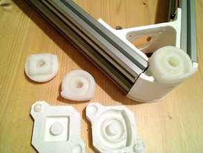mini-kossel rubber-foot mold 3d printer parts anti vibration dampener delta kossel mini dampening 3d print model - Mito3D