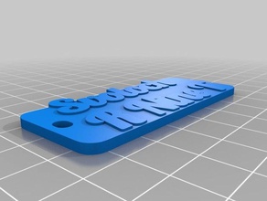 basetag i portachiavi personalizzato 3d print model - Mito3D