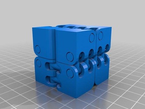 kobayashi fidget cube fat hinge mechanical toys 3d print model - Mito3D