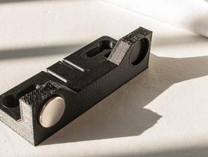 axis end wider holes bigger magnets m-prime-one 3d printer parts 3d print model - Mito3D