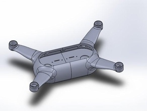 quadcopter corpo rc veículos 3d print model - Mito3D