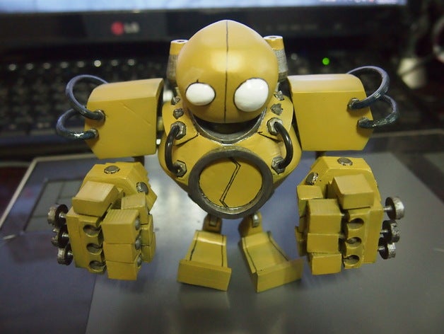 league legend blitz crank sd tinkercad ver2 robotics blitzcrank legends Blitzcrank 3D print model - Mito3D