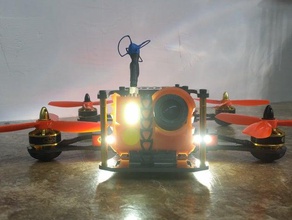 gopropod gerçek kamera gopro3 boyutu rc araç mount 3d print model - Mito3D