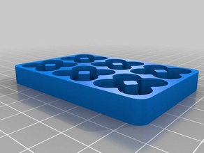 battery tray aaa 12 organization customized 3d print model - Mito3D