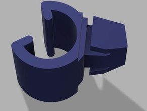 opel zafira hood prop rod retainer automotive 3d print model - Mito3D
