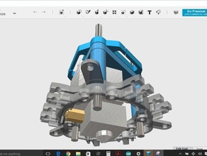 dyzend2rostockmax-adattatore 3d la stampante parti orion rostock max v2 seemecnc 3d print model - Mito3D