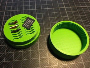 micro sd card holder hobby mico 3d print model - Mito3D