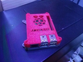 raspberry pi 2b+ case logo eletrônica 3d print model - Mito3D