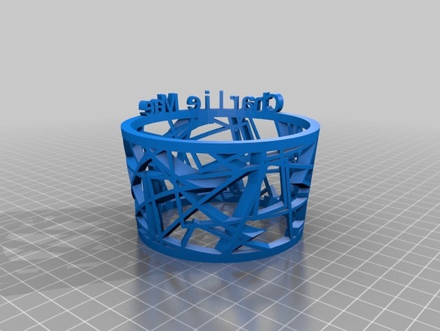 meine angepasste custom-cup-ärmel Essen trinken 3D print model - Mito3D