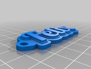 felix Schlüsselbund Schlüsselanhänger angepasst 3d print model - Mito3D