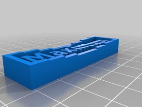 große maximale lernen angepasst 3d print model - Mito3D