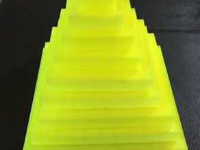 birim piramit demo matematik 3d print model - Mito3D