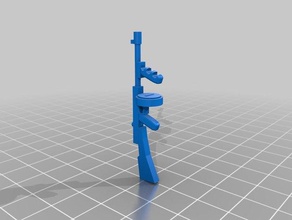 thompson smg gi joe chiffres les jouets jeux action figure de l'arme cobra l'univers marvel tommy gun 3d print model - Mito3D