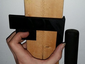rompecabezas de borde recto mano herramientas carpintería 3d print model - Mito3D