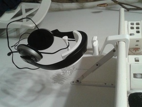 laminates hanger headphone accessory accessories 3d print model - Mito3D