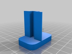 guia de porte cartaz coulissante substituição partes 3d print model - Mito3D