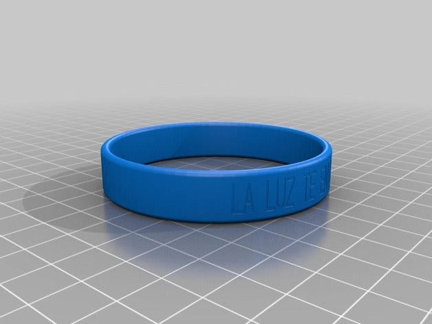 luz causa bracciale bracciali personalizzato 3D print model - Mito3D