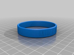 luz cause bracelet les bracelets personnalisé 3d print model - Mito3D