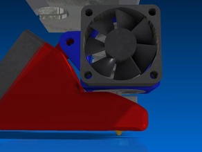 techne fan shroud e3d printer parts 3d print model - Mito3D