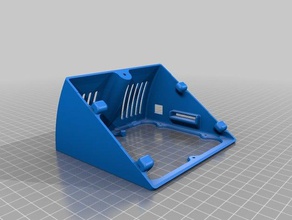 lcd angler cutout usb cable 3d printing 3d print model - Mito3D