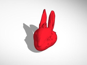 rabbitberry çekicilik aksesuarlar aksesuar kolye çilek 3d print model - Mito3D