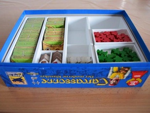 carcassonne ordenação caixa jogos 3d print model - Mito3D