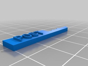 ma maison personnalisée cadenas à clé ménage fournitures 3d print model - Mito3D