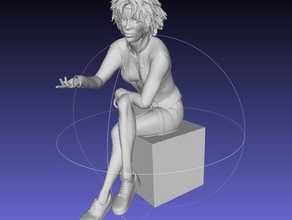 jeune fille sculptures 3d print model - Mito3D
