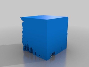 my customized brownian noise block generator math art 3d print model - Mito3D