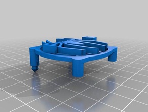 40mm fan guard pucki spider bot 3d printer accessories cover 3d print model - Mito3D