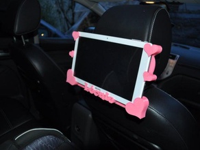 tablet holder car 3d print model - Mito3D