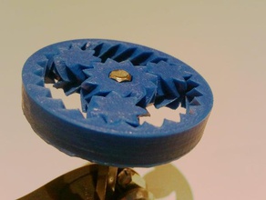 my customized gear bearing parts gears 3d print model - Mito3D