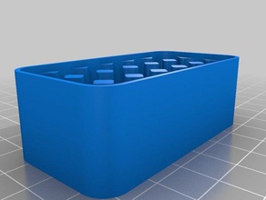 aa-batterie-cas-top-6x3 les conteneurs personnalisé 3d print model - Mito3D