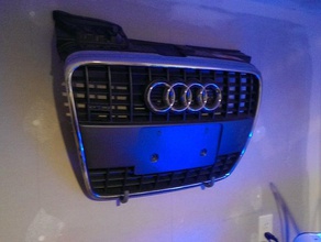 audi b7 grille wall mount hobby 3d print model - Mito3D